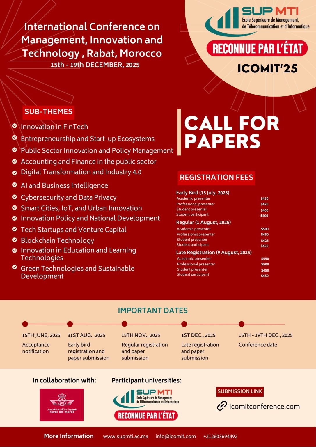ICOMIT CALL FOR PAPERS